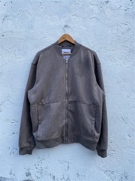 zara wool bomber